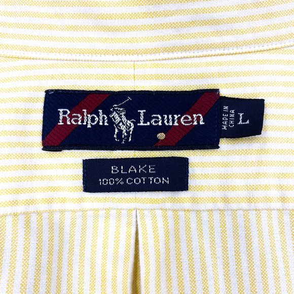 VTG RALPH LAUREN Blake Stripe Button Down Shirt - Picture 13 of 16